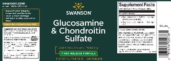Swanson Glucosamine & Chondroitin Sulfate - supplement