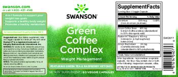 Swanson Green Coffee Complex - supplement