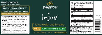 Swanson Injuv 140 mg with Hyaluronic Acid - supplement