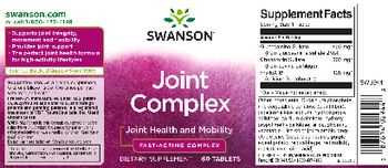 Swanson Joint Complex - supplement