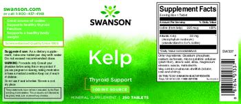 Swanson Kelp - mineral supplement