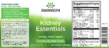 Swanson Kidney Essentials - supplement