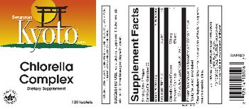 Swanson Kyoto Brand Chlorella Complex - supplement