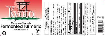 Swanson Kyoto Brand Maximum-Strength Fermented Turmeric - herbal supplement