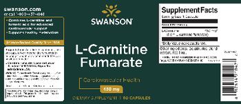 Swanson L-Carnitine Fumarate 450 mg - supplement