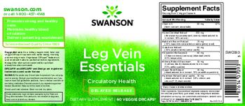Swanson Leg Vein Essentials Delayed Release - supplement