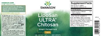 Swanson LipoSan ULTRA Chitosan 1 gram - supplement