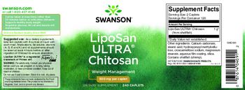 Swanson LipoSan ULTRA Chitosan 500 mg - supplement
