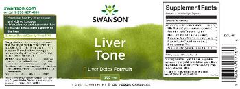 Swanson Liver Tone 300 mg - herbal supplement