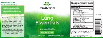 Swanson Lung Essentials - herbal supplement
