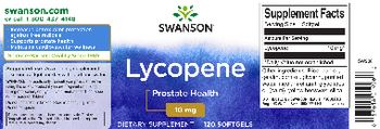 Swanson Lycopene 10 mg - supplement