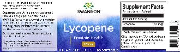 Swanson Lycopene 20 mg - supplement