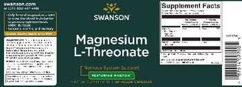 Swanson Magnesium L-Threonate - mineral supplement