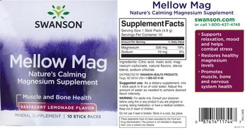 Swanson Mellow Mag Raspberry Lemonade Flavor - mineral supplement