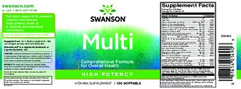 Swanson Multi High Potency - vitamin supplement