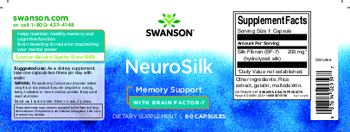 Swanson NeuroSilk with Brain Factor-7 - supplement