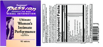 Swanson Passion Ultimate Women's Intimate Performance - supplement