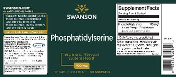 Swanson Phosphatidylserine 100 mg - supplement