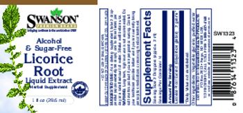 Swanson Premium Brand Alcohol & Sugar-Free Licorice Root Liquid Extract - herbal supplement