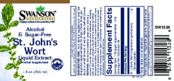 Swanson Premium Brand Alcohol & Sugar-Free St. John's Wort Liquid Extract - herbal supplement
