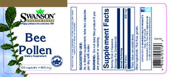 Swanson Premium Brand Bee Pollen 400 mg - supplement