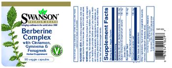 Swanson Premium Brand Berberine Complex - herbal supplement