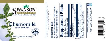 Swanson Premium Brand Chamomile 350 mg - herbal supplement