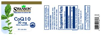Swanson Premium Brand CoQ10 30 mg - supplement