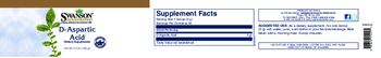 Swanson Premium Brand D-Aspartic Acid - supplement