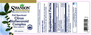 Swanson Premium Brand Full Spectrum Citrus Bioflavonoid Complex - supplement