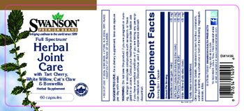 Swanson Premium Brand Full Spectrum Herbal Joint Care - herbal supplement