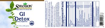 Swanson Premium Brand GI Detox - supplement