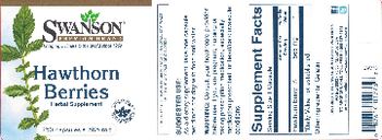 Swanson Premium Brand Hawthorn Berries 565 mg - herbal supplement