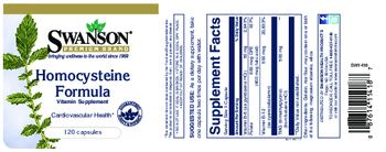 Swanson Premium Brand Homocysteine Formula - vitamin supplement