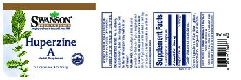 Swanson Premium Brand Huperzine A 50 mcg - herbal supplement