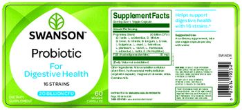 Swanson Probiotic for Digestive Health - supplement