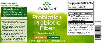 Swanson Probiotic + Prebiotic Fiber - supplement