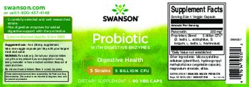 Swanson Probiotic with Digestive Enzymes - supplement