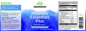 Swanson Prostate Essentials Plus - supplement