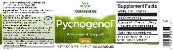 Swanson Pycnogenol 50 mg - supplement