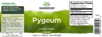 Swanson Pygeum 1,000 mg - herbal supplement