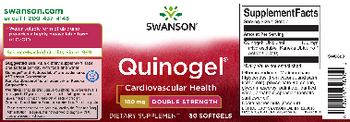 Swanson Quinogel 100 mg Double Strength - supplement