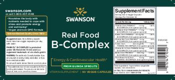 Swanson Real Food B-Complex - vitamin supplement