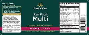 Swanson Real Food Multi Women's Daily - supplement