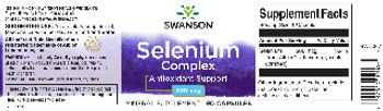 Swanson Selenium Complex 200 mcg - mineral supplement