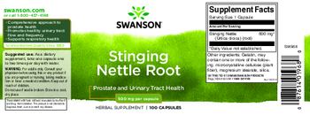 Swanson Stinging Nettle Root 500 mg - herbal supplement