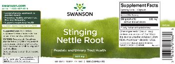 Swanson Stinging Nettle Root 500 mg - herbal supplement