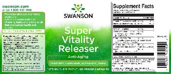 Swanson Super Vitality Releaser - supplement