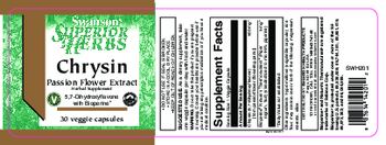 Swanson Superior Herbs Chrysin Passion Flower Extract - herbal supplement