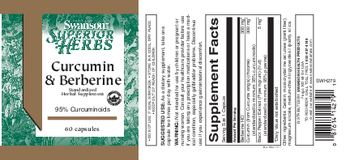 Swanson Superior Herbs Curcumin & Berberine - standardized herbal supplement
